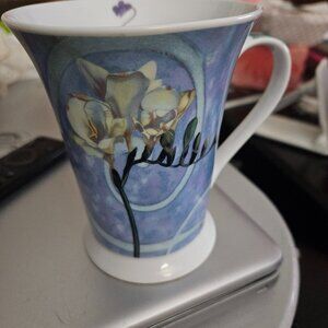 pimpernel international fine porcelain mug floral design